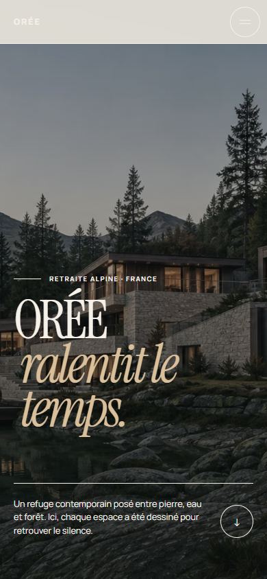Version mobile du concept ORÉE
